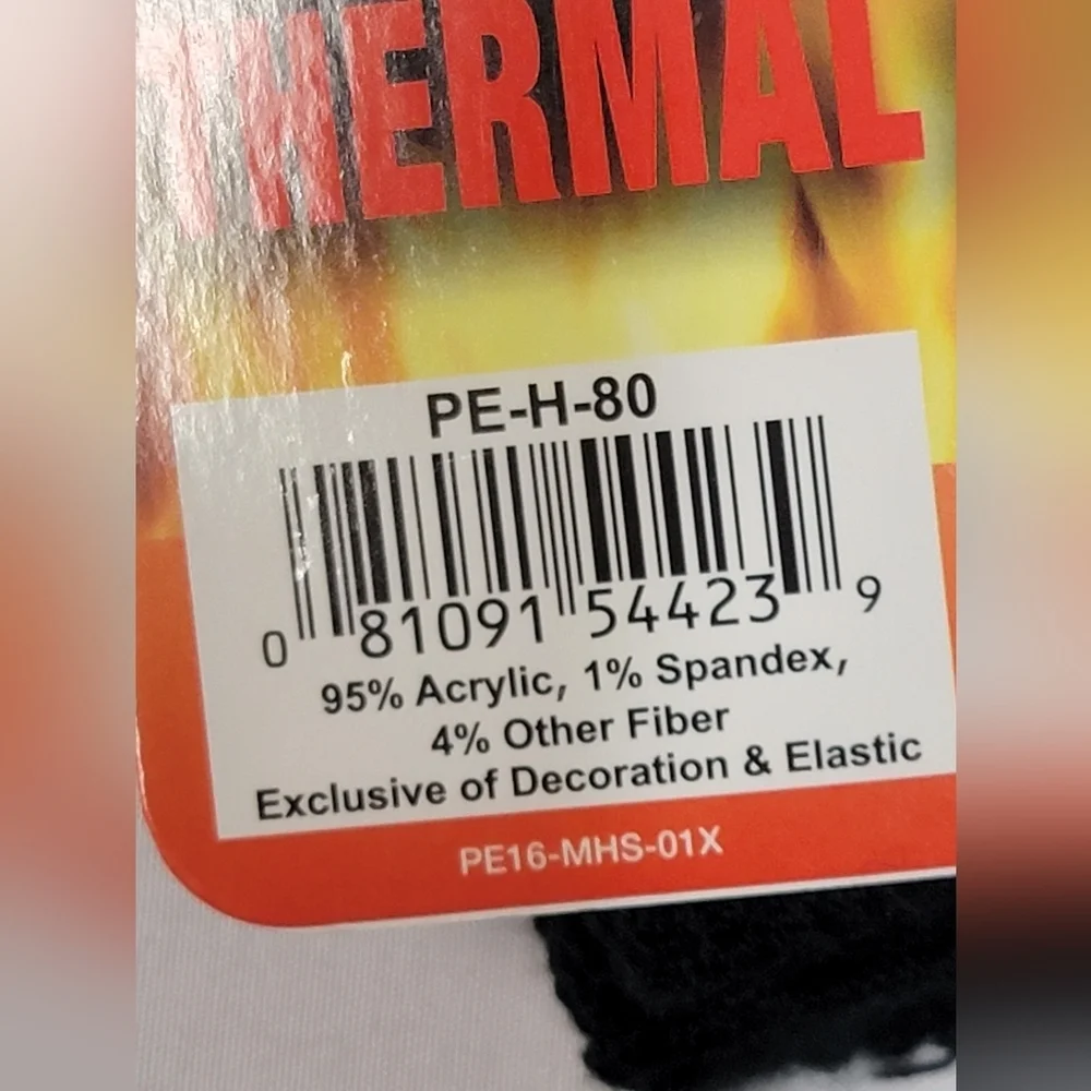 Polar Extreme Black Thermal Socks Mens Shoe Size 6-12